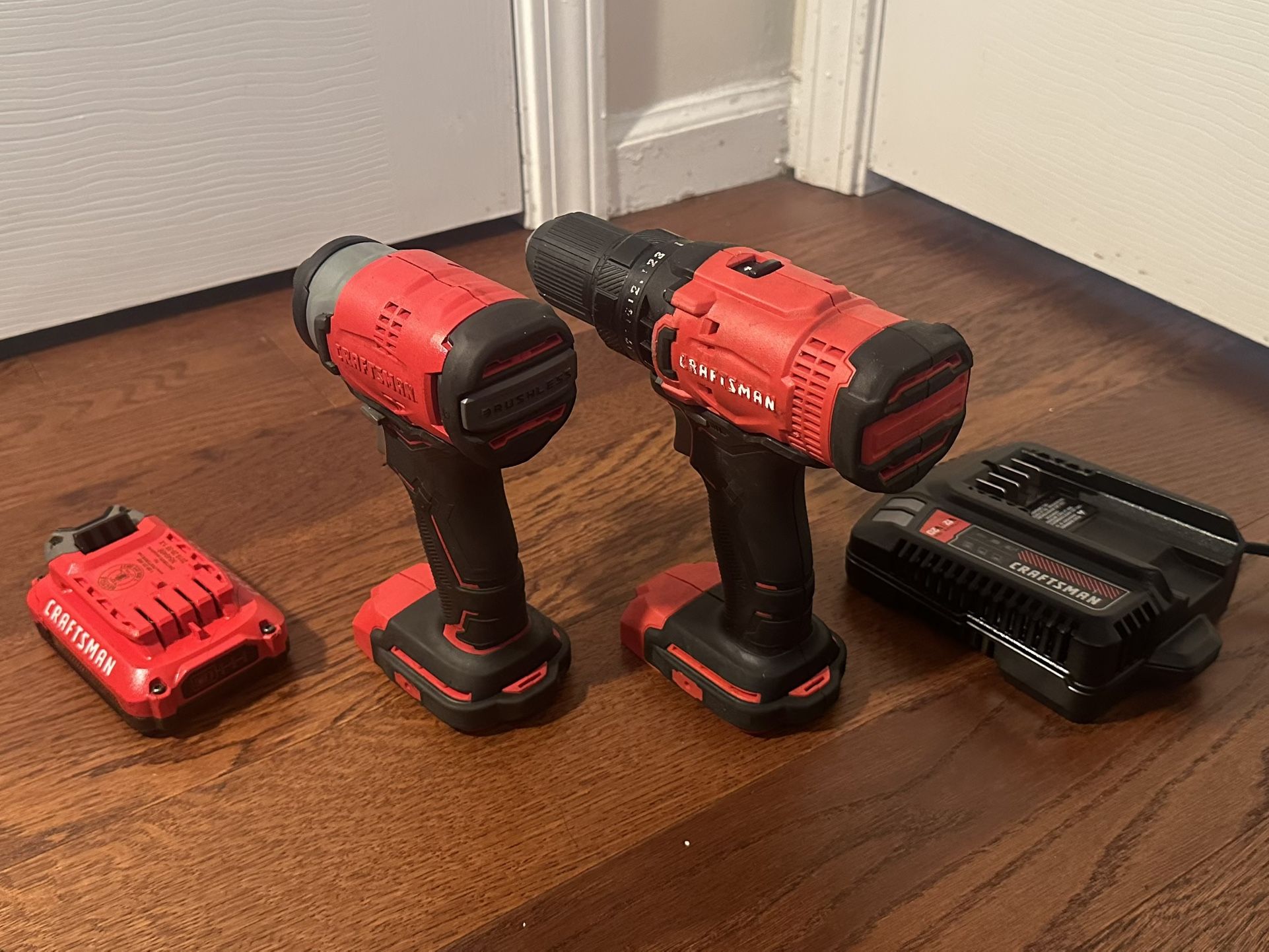 Craftsman Drill & Impact Driver + Battery & Charger
