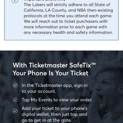 Laker Tickets
