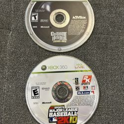 Guitar Hero III Legends Of Rock & MLB 2K10 Xbox 360