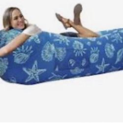 WEKAPO Inflatable Couch Air Lounger Chair - Camping & Beach Accessories, Portable Blow Up Sofa For Hiking, Lawn, Indoor/Outdoor