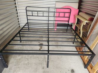 King platform bed frame