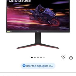 LG 32GP750-B 32 Inch QHD (2560 x 1440) IPS Ultragear Gaming Monitor with 1ms (GtG) and 165Hz Refresh Rate, NVIDIA G-SYNC Compatible with AMD FreeSync 