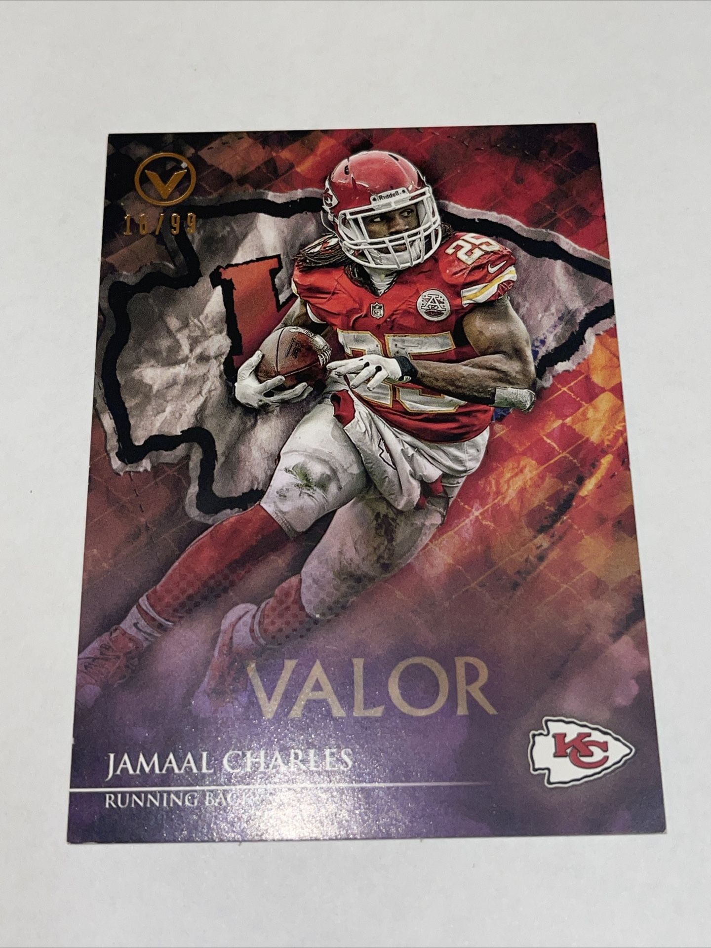 2014 Topps Valor Jamaal Charles 16/99