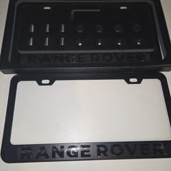 Range Rover License Plate Frame Set Of 2 