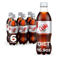 Diet Coke Pack Of 6 - 16.9 Oz Bottles