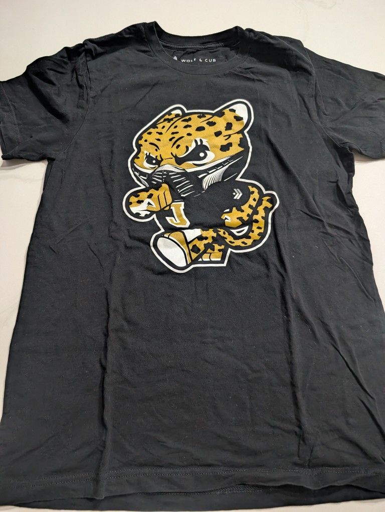 Rare Custom Jacksonville Jaguars Prowlin Jag Masked Wolf & Cub Shirt Medium
