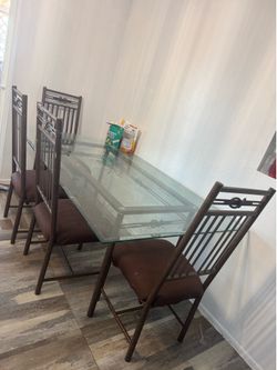 Dining table with 4 chairs