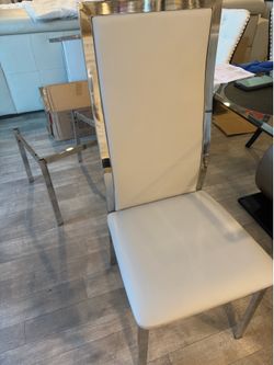 Leather dining chair 6 PCs
