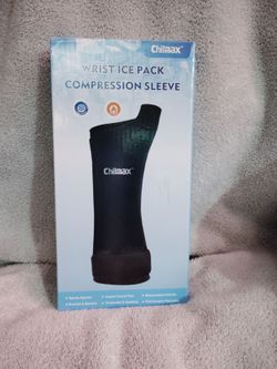 Chilmax Wrist Ice Pack Compression Sleeve Cold & Hot Therapy