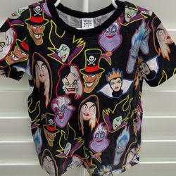 Disney Villains Kids Top Shirt Size 6 - Wild Rich kids