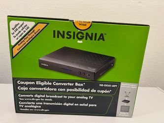 New Insignia Digital to Analog TV Signal Converter with Remote