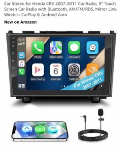 Brand new : Car Stereo for Honda CRV 2007-2011 Car Radio, 9" Touch Screen