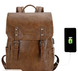 Wrangler Leather Backpack 