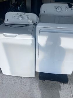 Washer and dryer.