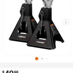 2 Husky 3 Ton Jack Stands