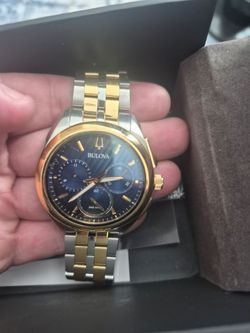 Brand new gold and silver Bulova mens watch