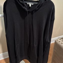 Black Xl Calvin Klein Light Weight Hoodie Sweatshirt