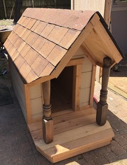 Custom Cedar dog house