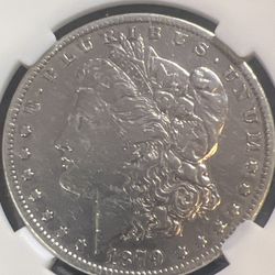 1879-S 7TF Morgan Dollar Silver 