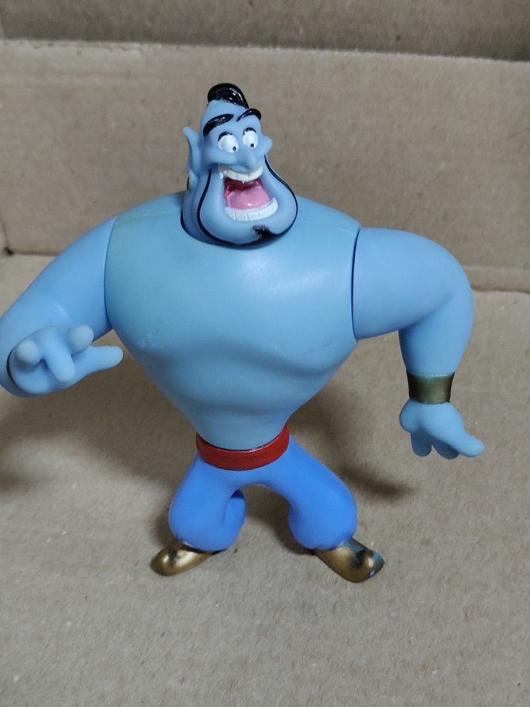 Disney's Aladdin Movie Genie Toy Action Figure 1992 Mattel
