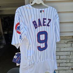 CHICAGO CUBS BAEZ JERSEY NEW SIZE 40