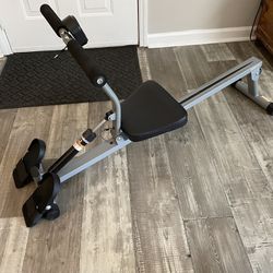 Sunny Health & Fitness Compact Adjustable Rowing Machine