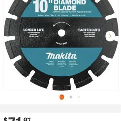 Makita 10 in. Segmented Rim Dual Purpose Diamond Blade