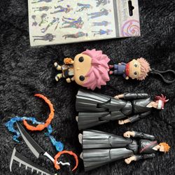 Anime Bundle Toys Figures Game Stickers Gamer Headset 