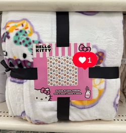 Hello kitty Halloween blanket throw