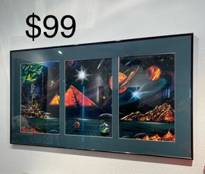 Awesome Art- Professionally Framed.  $99 Now $59