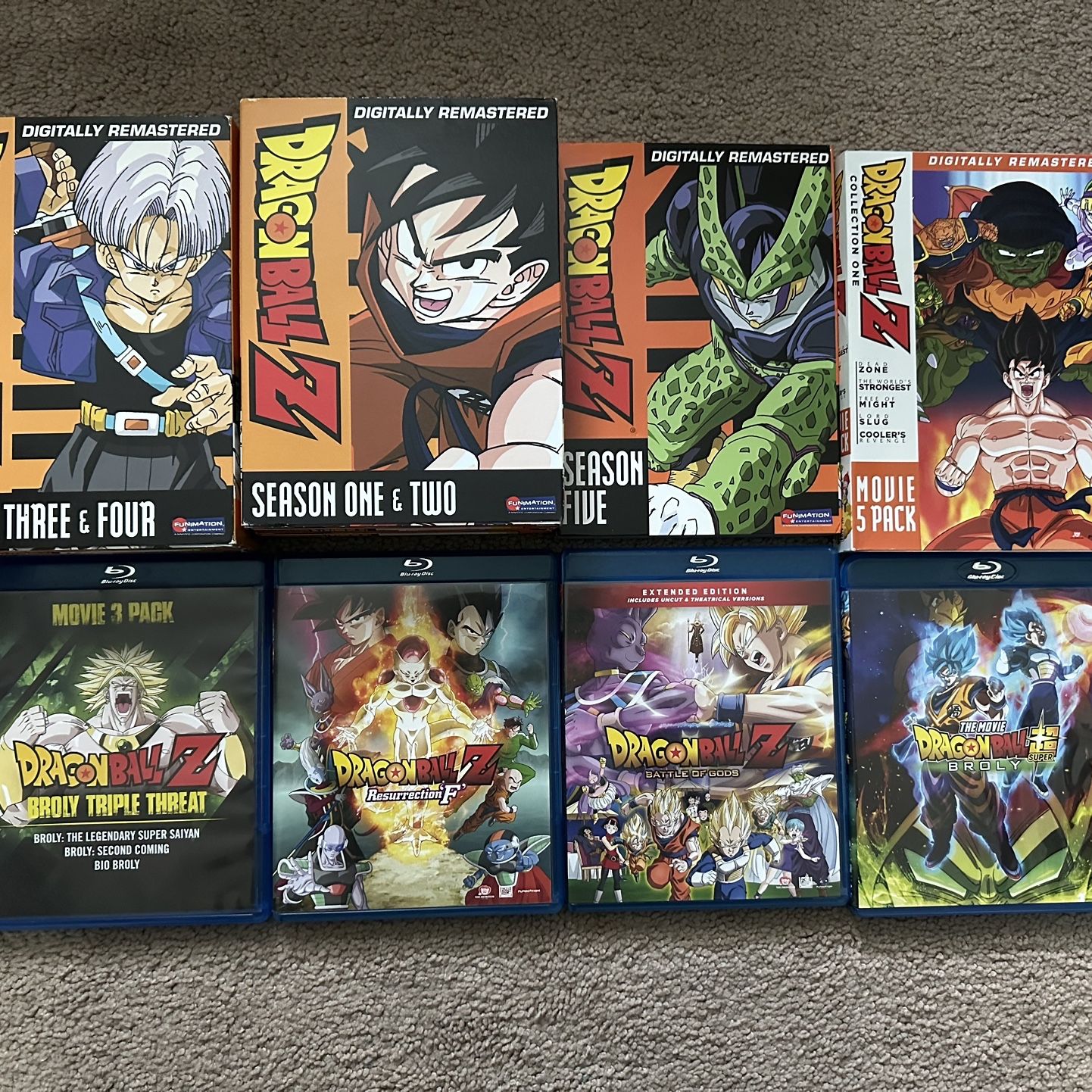 Dragon Ball Z & Dragon Ball Super DVD & Blu-ray for Sale in