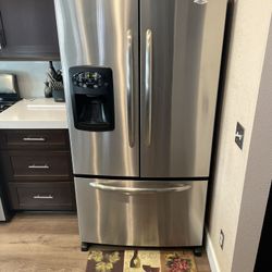 Maytag 25 cu/ft French 3 door refrigerator with water dispencer