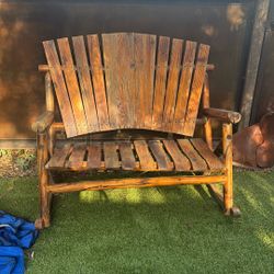 Wooden Rocking Bench - Project Piece