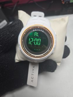Activa Digital Sport Watch White