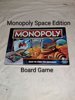 Monopoly Space Edition Board Game In Excellent New Condition (Is Complete Nothing Missing)
