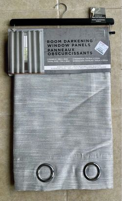 Room Darkening Window Panels