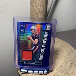 Panini - Donruss optic RC Rookie Phenom Drake Maye gear relic
