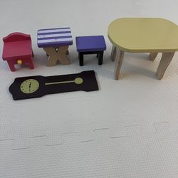 Wooden Dollhouse Furniture