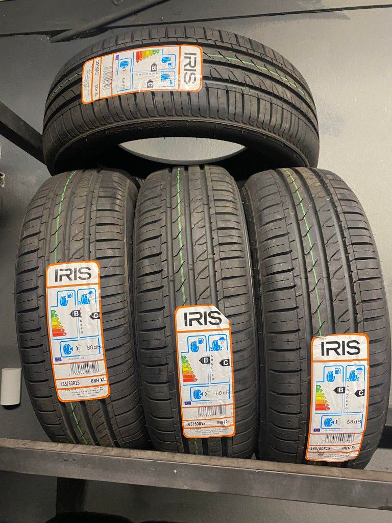 185/60r15 Iris Set of New Tires