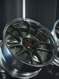 Work Emotion CR2P (18x9 +28) / (18x10 +12) (5x100) | Matte Bronze | Staggered | 2-Piece