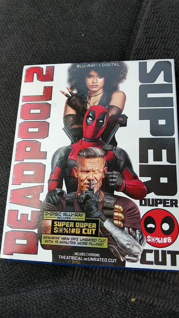 Deadpool 2 Blu Ray Dvd Super Duper Cut For Sale In Glendale