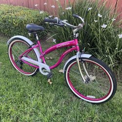 Bike 26” Beach Cruiser Bicycle Bicicleta De Playa 