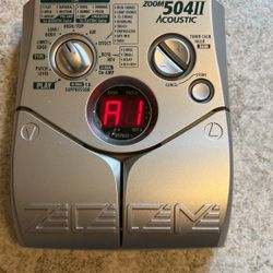 Acoustic Guitar Effects Pedal By Zoom