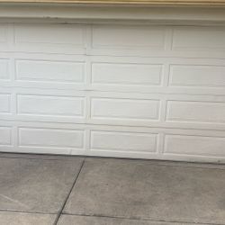 16 X 7 Garage Door Used Available For Pick Up Tomorrow