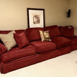 High-End Pearson Red Custom Sofa - 10FT!!