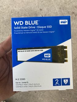 WD Blue 2TB M.2 SATA SSD – Brand New Sealed