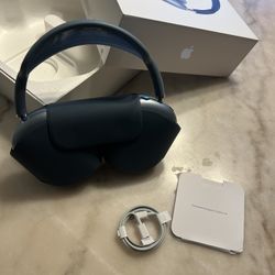Blue AirPods Max Wireless Headphones