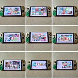 NINTENDO SWITCH OLED * Modded* and Loaded With Over 7500 GAMES 