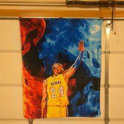 LA Lakers Kobe Bryant  50" x 60"  Silky Soft Large Fleece throw Blanket