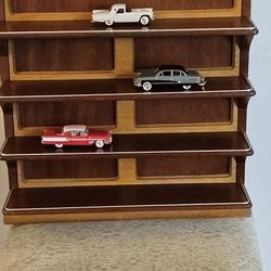 Franklin Mint's Classic Cars Of The Fifties Display Shelf